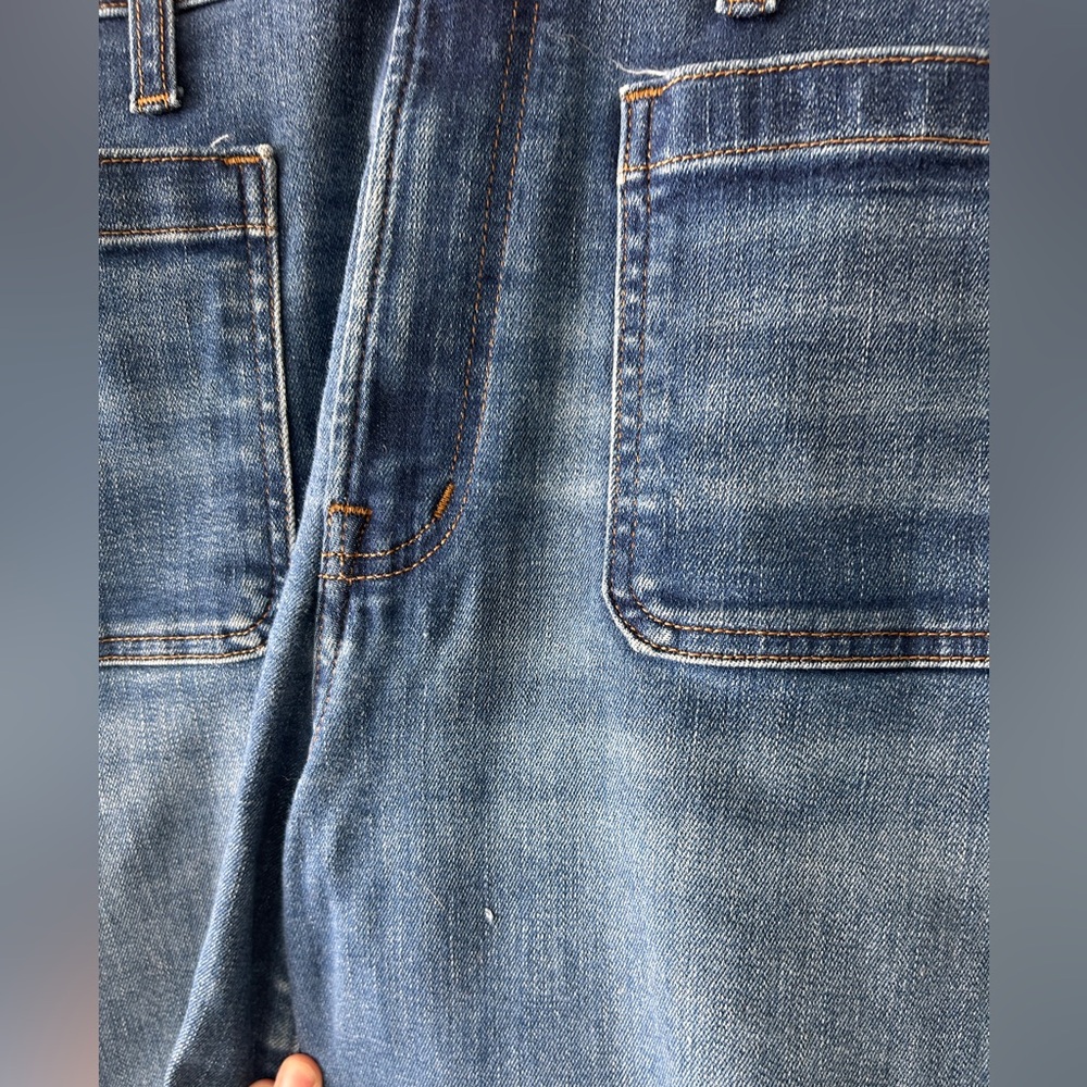 Madewell High-Rise Wide Leg Denim Jeans in Indigo - Picture 7 of 8